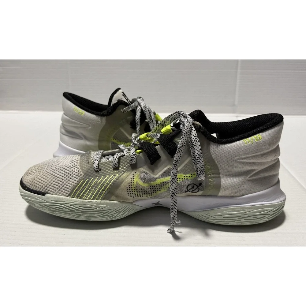 NIKE Kyrie Flytrap 4 White Volt Green Black Sneakers Shoes CZ4100-101 - Men's 12